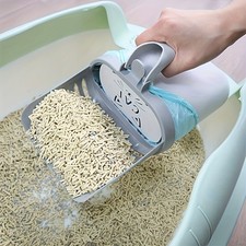 All-in-One Cat Litter Scoop - Durable, Odor-Resistant  Ergonomic Design for Eff