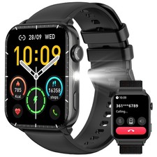 2026 Smart Watch For Men/Women, Waterproof Smartwatch Bluetooth iPhone Samsung