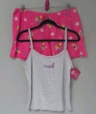 Vintage Disney Pink And Grey Winnie The Pooh Pajama Set. Sixe XXL
