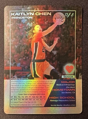 Kaitlyn Chen HOLO Golden State VALKYRIES  PRINCETON | 2023-24 Five Star 13/8