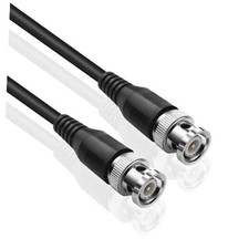 Coaxial Cable, Male to Male BNC Connectors, Heavy Shielding, HD SDI, RG6, 25FT