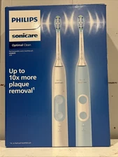 Philips Sonicare Optimal Clean Rechargeable Electric Toothbrush 2-pack