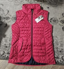 Decathlon Fouganza M&auml;dchen Reitweste Gr. 140 10 Jahre Pink Gesteppt Bodywarmer