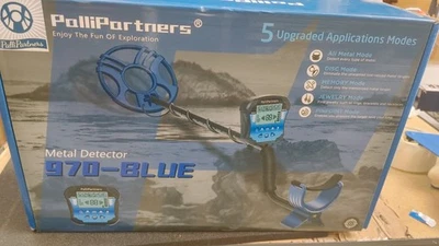 PalliPartners Metal Detector for Adults - 970-Blue with 5 Upgraded modes NIB