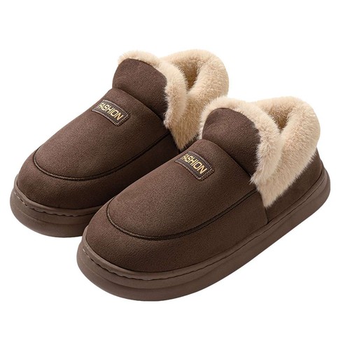 Cozy Snow Boots with Faux Fur Lined Winter Warm Ankle Boots Outdoor House Shoes - Bild 14 von 15