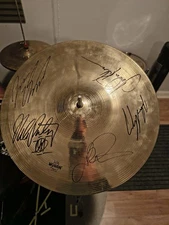 Autographed Dream TheatarCymbal 13" wuhan highhat