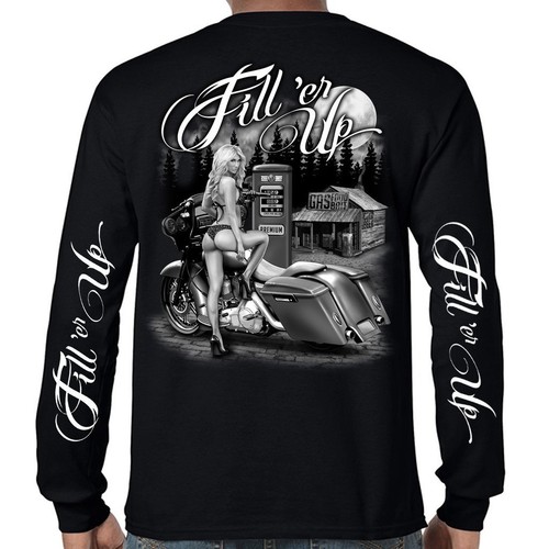 biker full sleeve t shirt