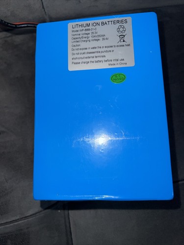 Lithium Ion Battery 10ah-252wh, WP-BBB-01-C, For Mobility Scooter & Others - Picture 3 of 3