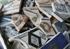 20 Kg Bruchmosaik Keramik Fliesenbruch bunter Mix Steine zum Basteln 4183