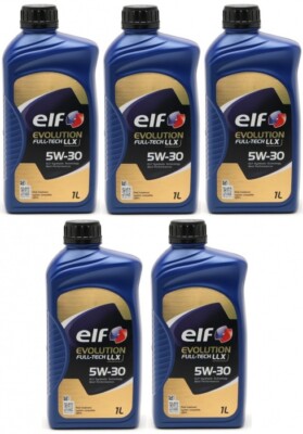 Elf Evolution FULL-TECH LLX 5W-30 Motoröl 5x 1l = 5 Liter