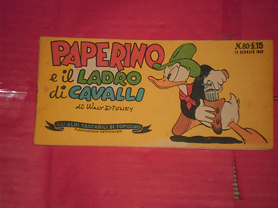 MICKEY MOUSE POCKET BOOKS-STRIP NO. 80-a-first 1st SERIES original 1950-