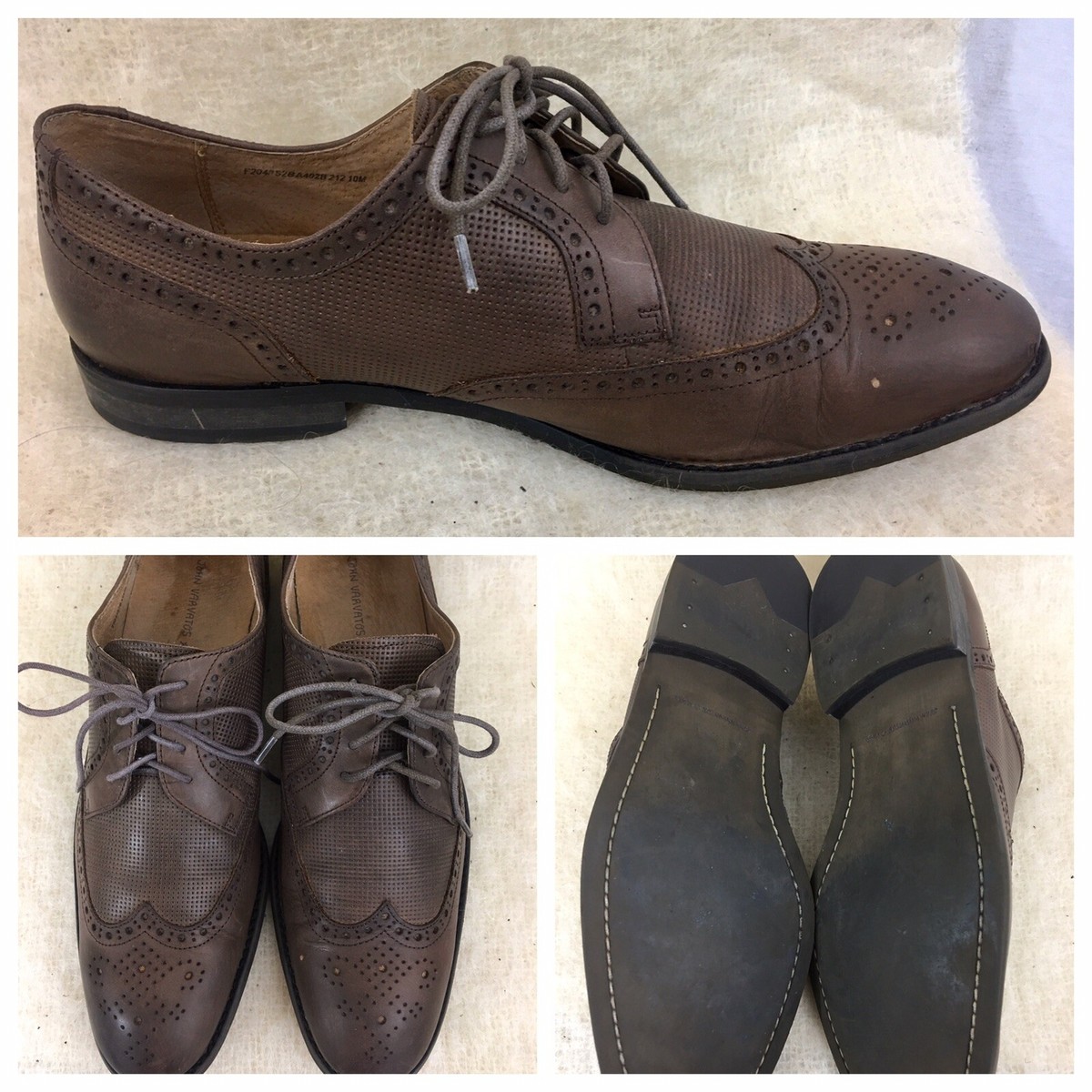 John Varvatos USA Mens Shoes US Size 10 M wingtip oxfords  display picture 3