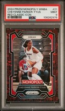 2024 Monopoly WNBA Cheyenne Parker-Tyus Red Classic Icon Prizm PSA 9 MINT #21