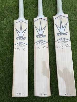 Mids Z-12 5* Limited Edition English Willow Cricketschläger - mehrere Optionen