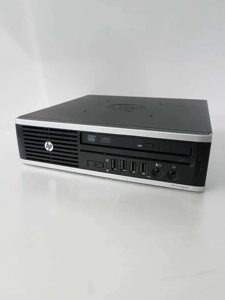 Windows XP 32 bit PC Ultra small desktop HP Compaq Elite Intel Ram 3GB 160GB HDD - Image 4 of 4