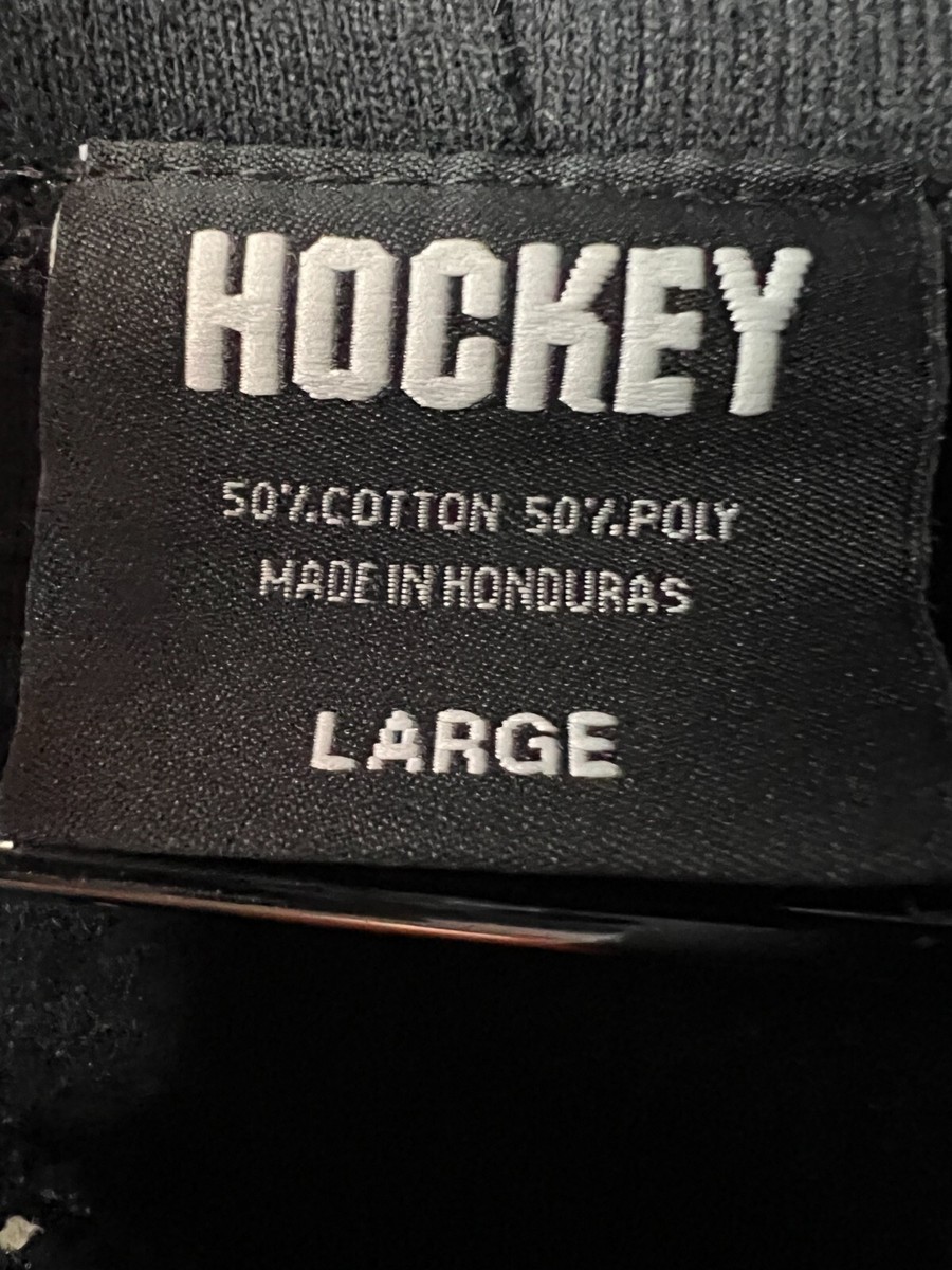 【HOCKEY】VICTORY HOODIE BLACK Hockey Victory Hoodie Sweatshirt Size L black Rare Graphic