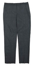 Mario Serrani Women's Slim Fit Pants Black/Charcoal Pattern
