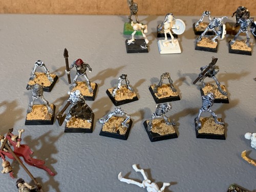 A22790 WARHAMMER FANTASY AOS TOMB KINGS UNDEAD SKELETON INCOMPLETE BITS LOT - Picture 8 of 12