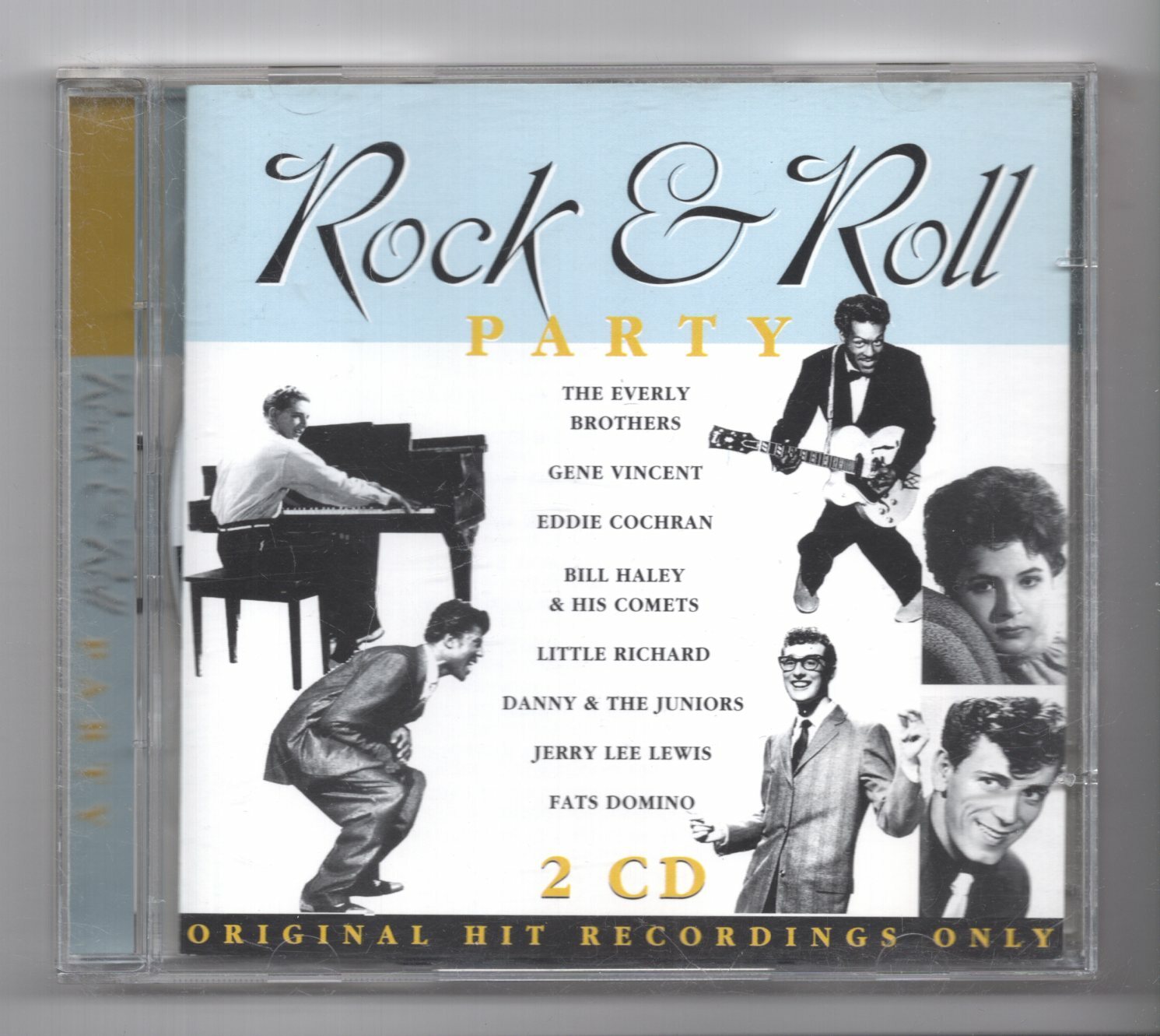 (KM136) Rock & Roll Party, 36 tracks various artists - 1997 double CD