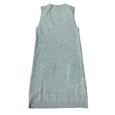 J Crew Sweater Dress Women's Small Wool Cashmere Blend Sleeveless Grey  Pockets | eBay