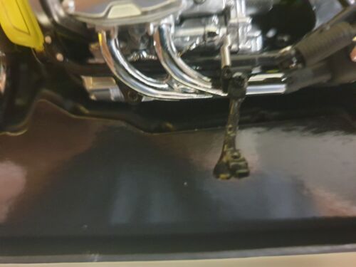 1/12 Minichamps Yellow Honda Goldwing GL-1000 with damaged spring on side stand - Picture 10 of 10
