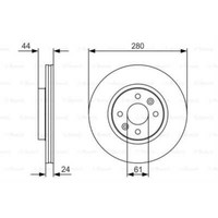 Bosch 2X Bremsscheiben BelüFtet GeöLt 0 986 479 R67