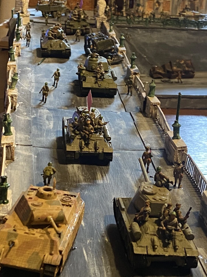 PARTIE C DIORAMA BUILDING RUINE BERLIN 1945 WW2 1/72 (352) - Photo 3/4