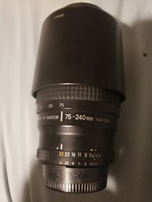Make offer! Nikon Nikkor AF 75-240mm f4.5-5.6 D Telephoto Zoom Lens ex+++