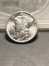 1943 P Mercury Dime - BU - As Shown (468)