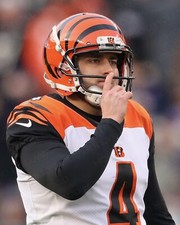 RANDY BULLOCK 8x10 PHOTO #29 Cincinnati Bengals Kicker WM