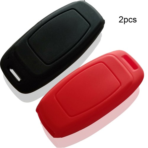 Silicone Rubber Case Protector Holder Skin Remote Fob Cover for Audi Smart Key - Foto 3 di 4