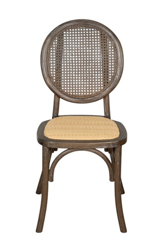 Sedia Thonet in legno massello e seduta in rattan larghezza profondità altezza - Imagen 2 de 8