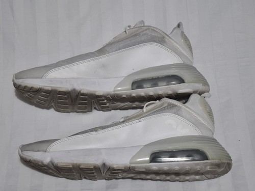 Nike Air Max 2090 Triple White Shoes Men's US 11 UK 10 EU 45 Good clean cond S2 - Picture 3 of 5
