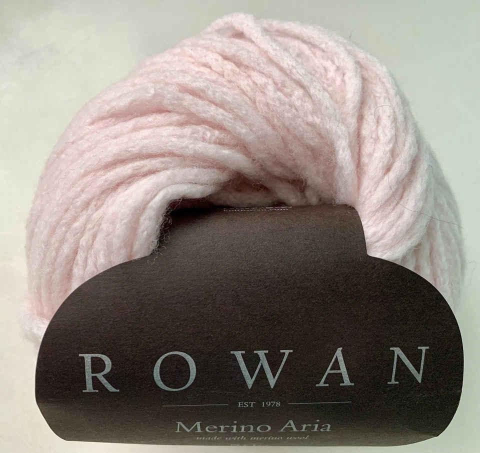Rowan Yarn - MERINO ARIA - #40 Shrimp (pink) - 50g - Merino Wool Blend - Image 4 of 4