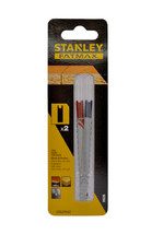Stanley STA25542-XJ Jigsaw Blades Cutting Wood Laminate HCS 10TPI Pack of 2