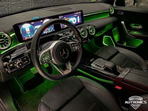 Juego de boquillas de ventilación de iluminación ambiental LED para Mercedes Clase A W177 y CLA C118 - Imagen 10 de 10