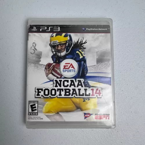 NCAA Football 14 PlayStation3 PS3 Football Game Disk and Case NO MANUAL 2014