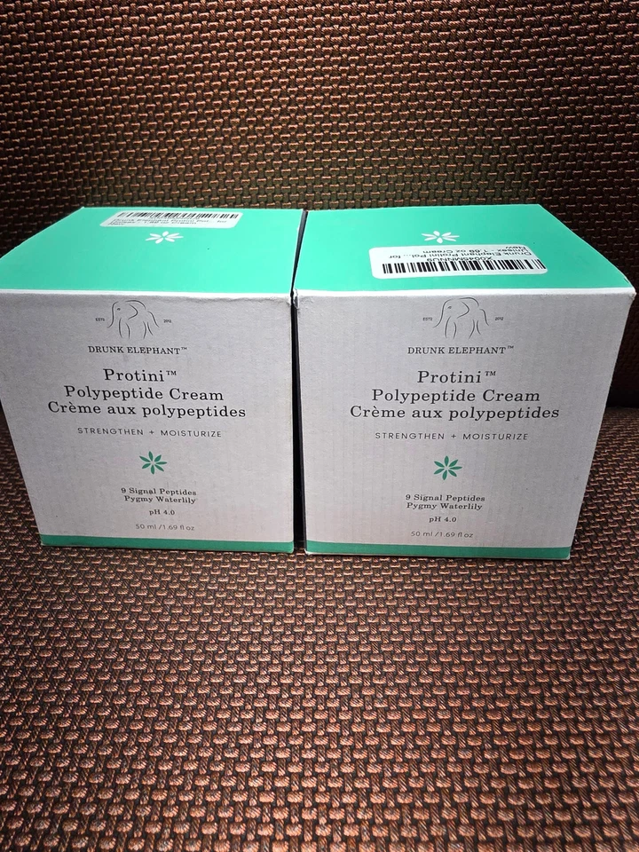2 PACK Drunk Elephant Protini Polypeptide Cream 50 ml Full Size NIB - Image 2 of 4