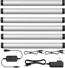 12-Inch Plug-in Led Under Counter Lights For Kitchen, Day Light 5000K