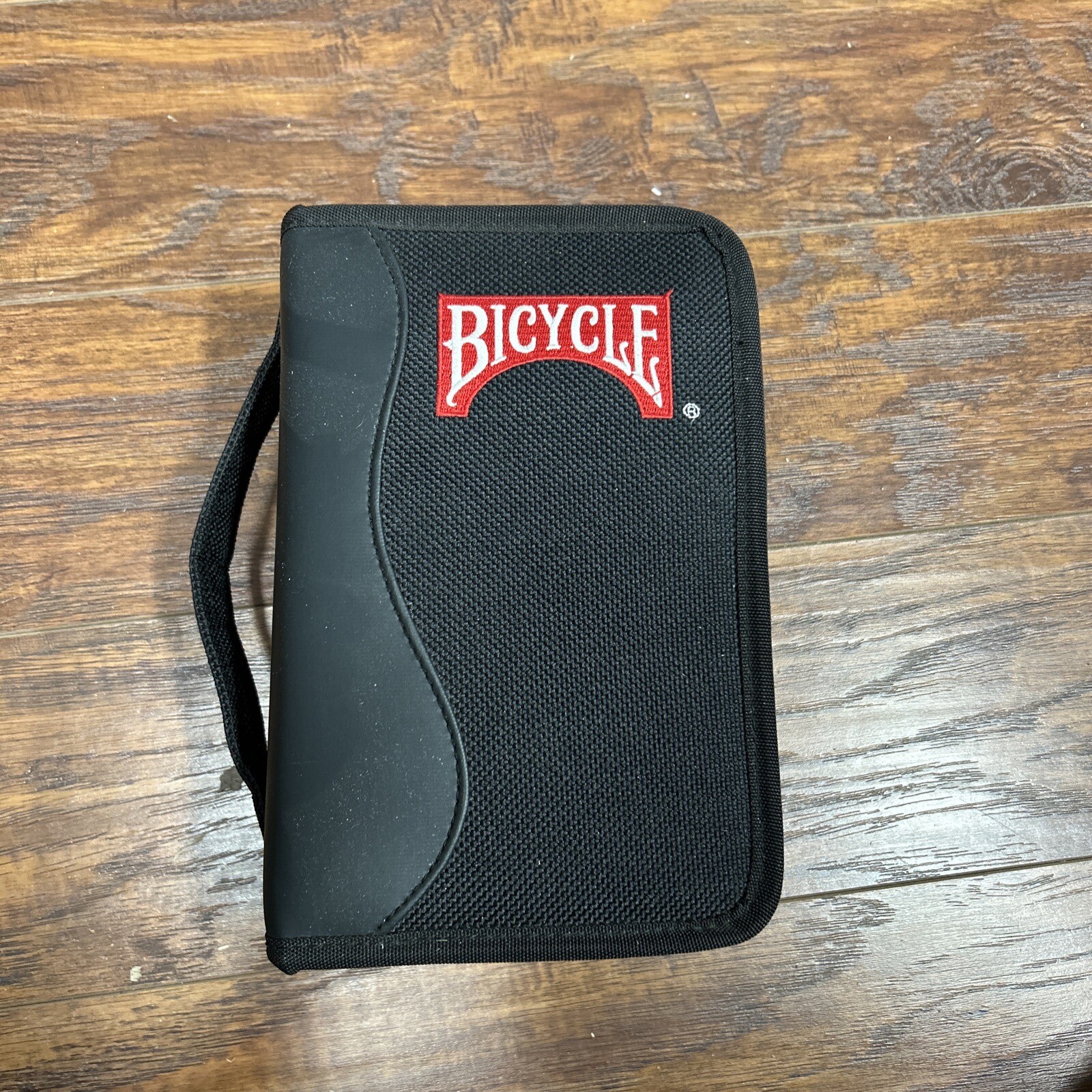 Bicycle Poker Texas Hold 'Em Cards & Chips With Portable Zip Case