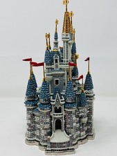 Disney Arribas Brothers Large Cinderella Castle Jeweled Swarovski Figurine