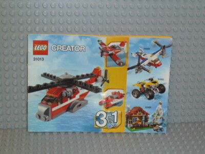 LEGO  Creator Bauanleitung 31013 Red Thunder ungelocht instruction B5229