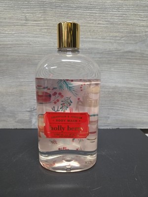 Amaryllis & Juniper Body Wash 28 fl oz Holly Berry Christmas New B4