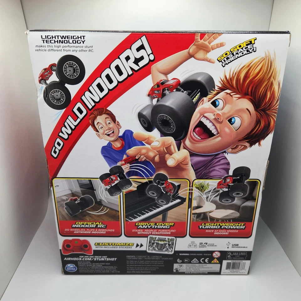 Air Hogs Super Soft Stunt Shot Indoor Remote Control Stunt Vehicle RC New - Image 4 of 4
