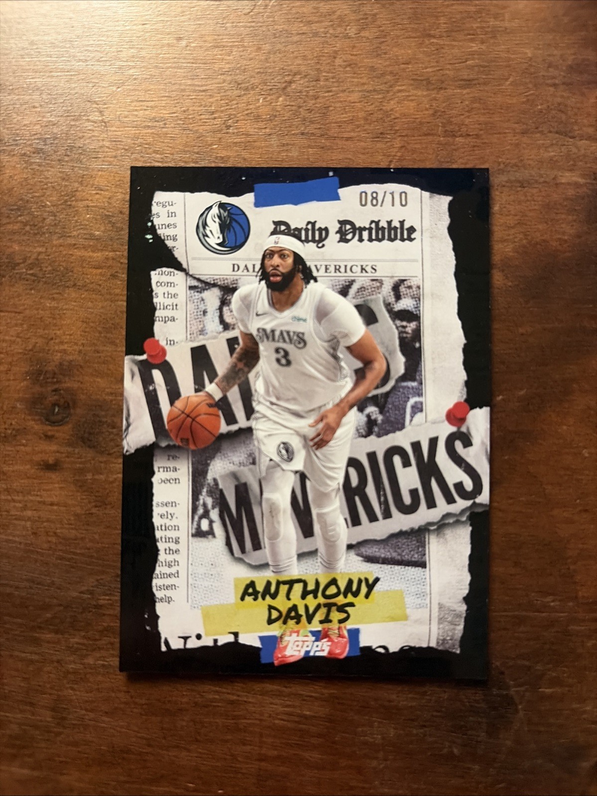 2025-26 Topps Daily Dribble Anthony Davis Black /10 DD-12