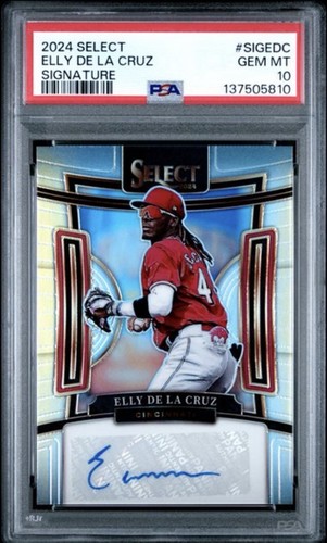 2024 Panini Select - Signatures Elly De La Cruz #SIG-EDC (AU, RC)