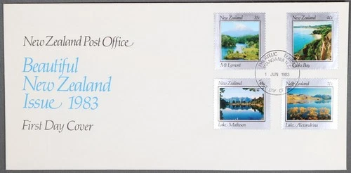 MayfairStamps New Zealand FDC 1983 Scenic Lake Combo First Day Cover aaw_68493