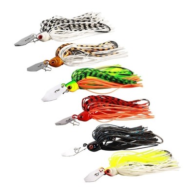 Strike Maxx Pro Hula Bladed Jig Clickbait 6PK