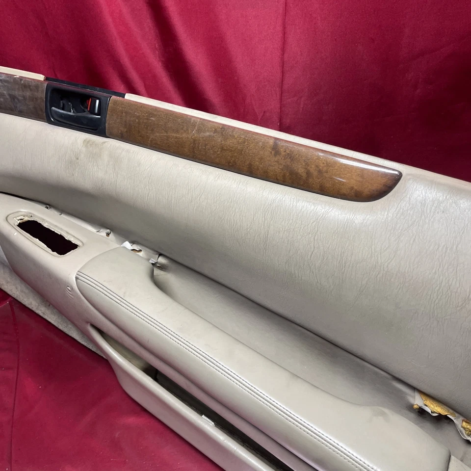 ☑️ 92-00 Lexus SC300 SC400 OEM Pasajero Derecho Puerta Lateral Panel Cubierta Bronceado Dmgd Foto 4 de 4