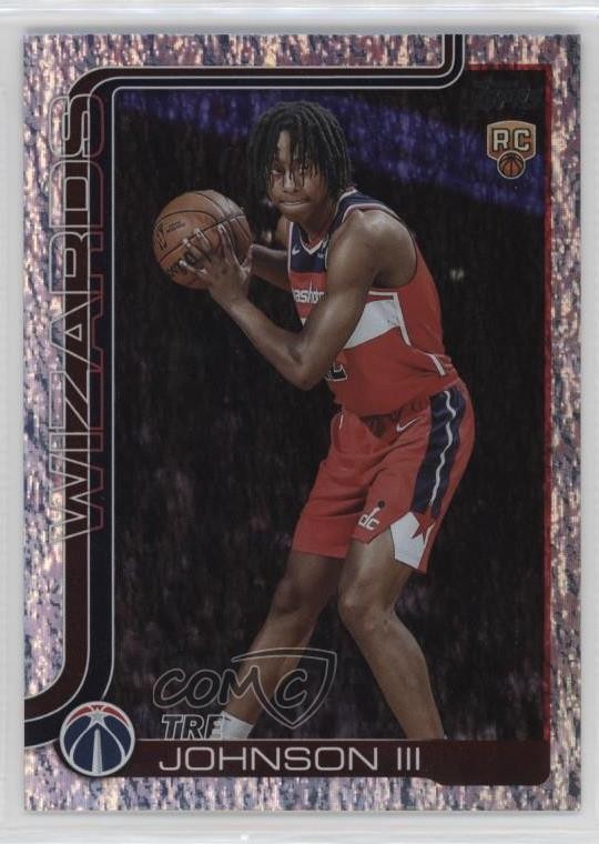 2025-26 Topps Holo Foil Tre Johnson III #206 Rookie RC 1bn9